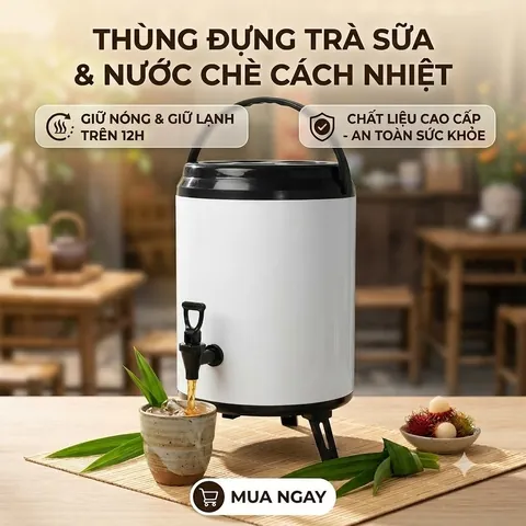 Bình Đựng Trà Sữa Giữ Lạnh: Chọn Mua & Sử Dụng Tối Ưu