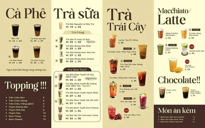 99+ Mẫu Menu Trà Sữa Đẹp, Đơn Giản & Ấn Tượng: Hướng Dẫn Thiết Kế Thu Hút Khách Hàng