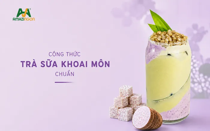 Hướng Dẫn Chi Tiết Cách Làm Trà Sữa Khoai Môn Màu Tím Thơm Ngon Tại Nhà