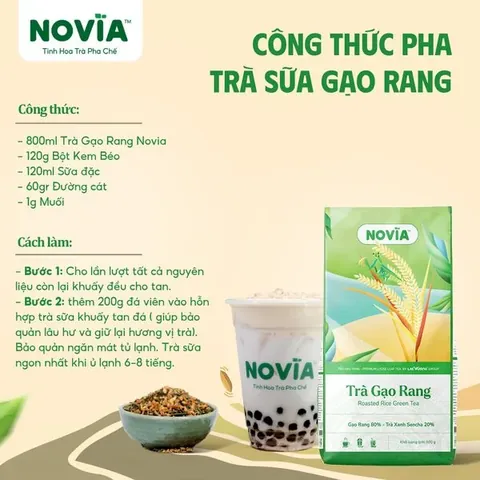 Cách Làm Trà Sữa Gạo Rang Thơm Ngon Chuẩn Vị Tại Nhà