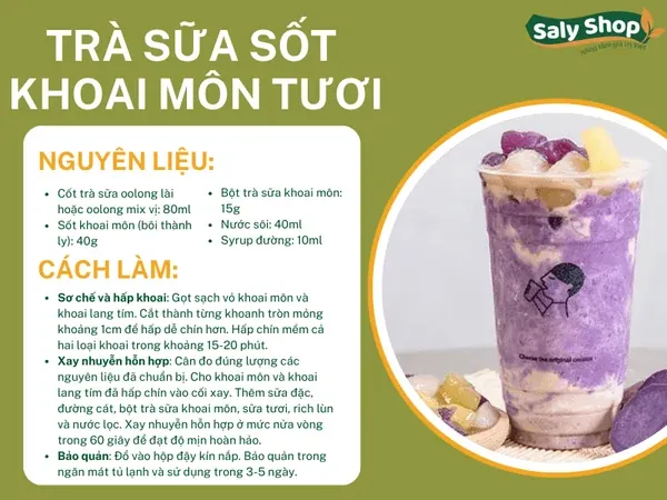 Cách Làm Trà Sữa Khoai Môn Thơm Béo Chuẩn Vị Tại Nhà Đơn Giản Cách Làm Trà Sữa Khoai Môn Thơm Béo Chuẩn Vị Tại Nhà Đơn Giản