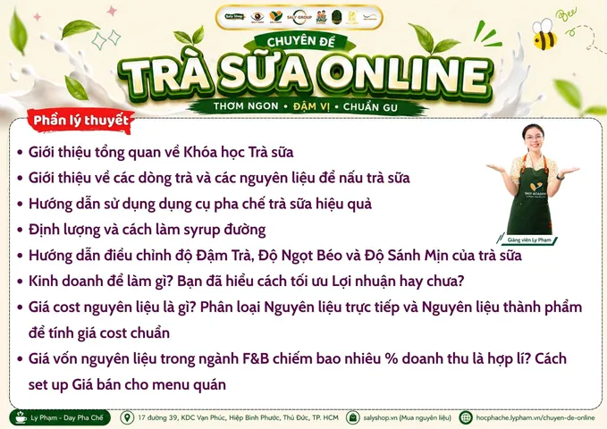 Bí Quyết Pha Chế Trà Sữa Kinh Doanh Ngon Chuẩn Vị, Tăng Lợi Nhuận Bí Quyết Pha Chế Trà Sữa Kinh Doanh Ngon Chuẩn Vị, Tăng Lợi Nhuận