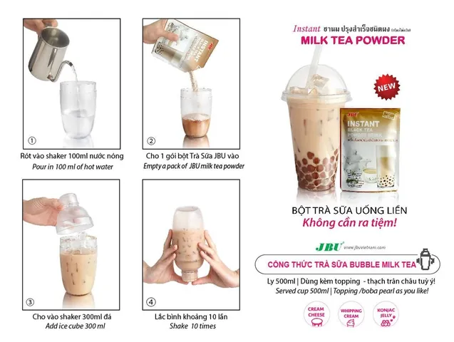 Cách Pha Trà Sữa Pha Sẵn Ngon Chuẩn Vị Tại Nhà