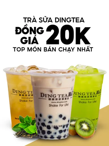Giá Trà Sữa Ding Tea: Menu & Mức Giá Chi Tiết 2024