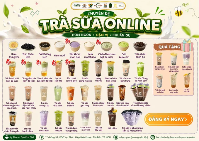Học Pha Chế Trà Sữa Mất Bao Lâu Để Tự Tin Mở Quán & Thành Nghề Chuyên Nghiệp Học Pha Chế Trà Sữa Mất Bao Lâu Để Tự Tin Mở Quán & Thành Nghề Chuyên Nghiệp