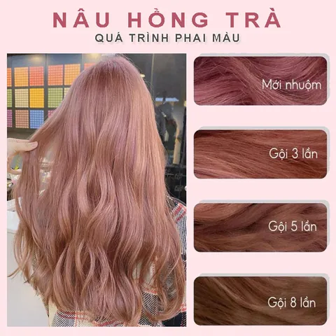 Nhuộm Tóc Màu Hồng Trà Sữa: Xu Hướng, Cách Nhuộm Và Bí Quyết Chăm Sóc