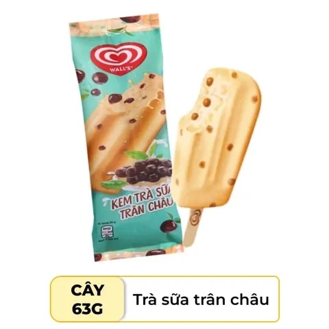 Kem Trà Sữa Trân Châu Wall's: Hương Vị Trendy Ai Cũng Mê | Review Chi Tiết