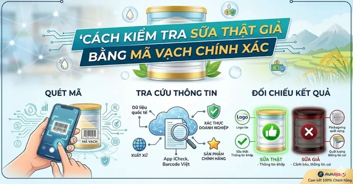 Hướng Dẫn Kiểm Tra Mã Vạch Sữa Thật Giả Bằng Điện Thoại Chính Xác, Nhanh Chóng