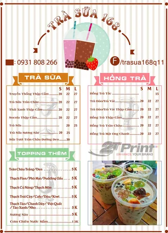 99+ Mẫu Menu Trà Sữa Đơn Giản, Đẹp Mắt & Dễ Tự Thiết Kế