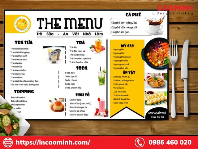 99+ Mẫu Menu Trà Sữa Đơn Giản, Đẹp Mắt & Dễ Tự Thiết Kế