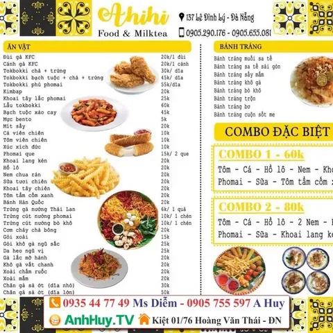 Menu Quán Trà Sữa Ăn Vặt: Mẫu Thiết Kế & Gợi Ý Kinh Doanh Hút Khách
