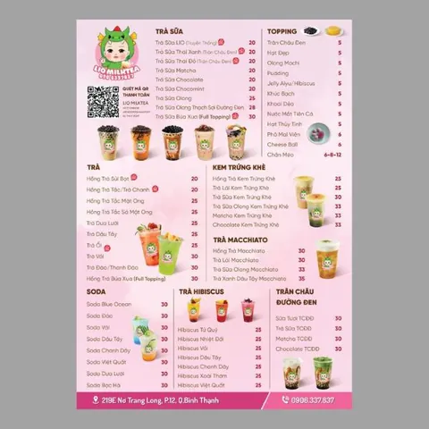 Menu Topping Trà Sữa: Top Các Loại "hút Khách" & Hướng Dẫn Lựa Chọn Phổ Biến