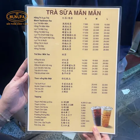 Mẫu Menu Trà Sữa: Khám Phá 90+ Thiết Kế Đẹp, Độc Đáo Và Cách Tạo Ấn Tượng