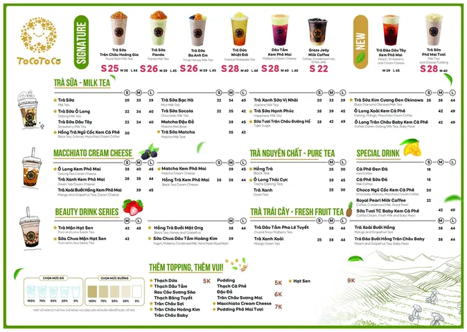 Menu Trà Sữa Tocotoco: Khám Phá Các Loại & Món Ngon Hấp Dẫn Nhất 2024 Menu Trà Sữa Tocotoco: Khám Phá Các Loại & Món Ngon Hấp Dẫn Nhất 2024