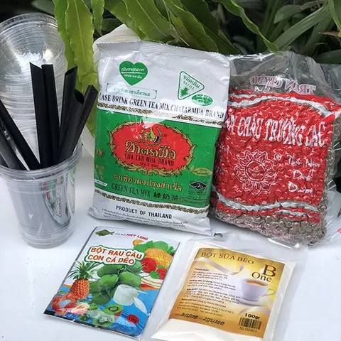 Nguyên Liệu Làm Trà Sữa Thái Xanh & Đỏ Chuẩn Vị Ngon Tại Nhà