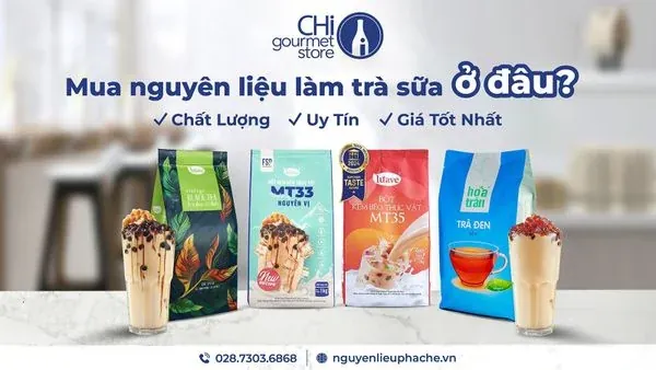 Mua Nguyên Liệu Trà Sữa Ở Đâu Uy Tín, Giá Tốt Nhất Hiện Nay?
