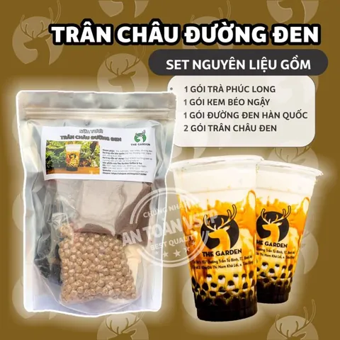 Set Trà Sữa Trân Châu Đường Đen Tự Làm Tại Nhà: Hướng Dẫn Chi Tiết & Nguyên Liệu