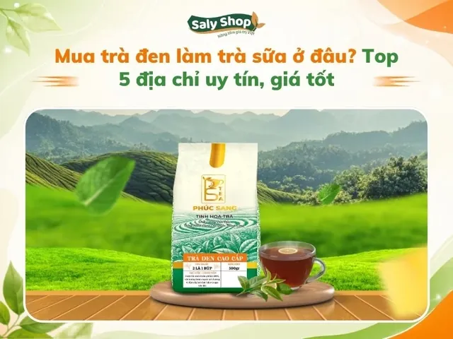 Cách Pha Trà Sữa Ngon Chuẩn Vị Từ Trà Đen: Hướng Dẫn Chi Tiết Cho Người Mới Bắt Đầu