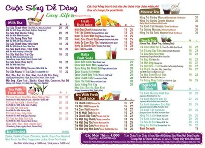 Trà Sữa Cuộc Sống Dễ Dàng Nguyễn Thị Minh Khai: Địa Chỉ, Review & Menu Chi Tiết Trà Sữa Cuộc Sống Dễ Dàng Nguyễn Thị Minh Khai: Địa Chỉ, Review & Menu Chi Tiết