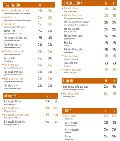 Trà Sữa Feeling Tea: Khám Phá Menu Đầy Đủ & Cập Nhật Mới Nhất