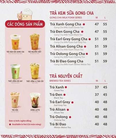 Top 10 Trà Sữa Gong Cha Loại Nào Ngon Nhất? Review Chi Tiết Các Vị Must-try Top 10 Trà Sữa Gong Cha Loại Nào Ngon Nhất? Review Chi Tiết Các Vị Must-try