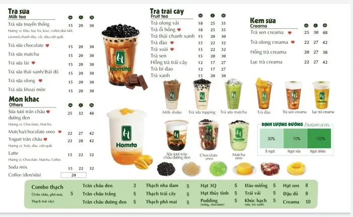 Trà Sữa Homita Nha Trang: Địa Chỉ, Thực Đơn & Đánh Giá Chi Tiết