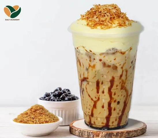 Cách Làm Trà Sữa Kem Dừa Nướng Thơm Ngon Chuẩn Vị Tại Nhà