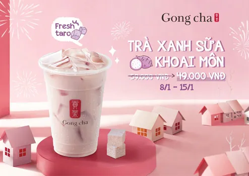 Trà Sữa Khoai Môn Gong Cha: Khám Phá Hương Vị Thơm Béo & Món Mới