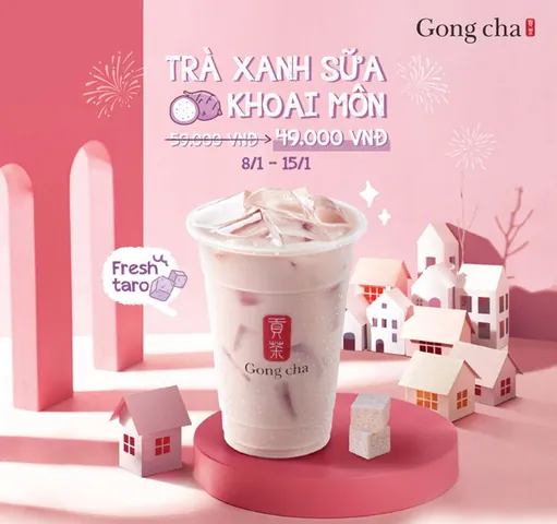 Trà Sữa Khoai Môn Gong Cha: Khám Phá Hương Vị Thơm Béo & Món Mới