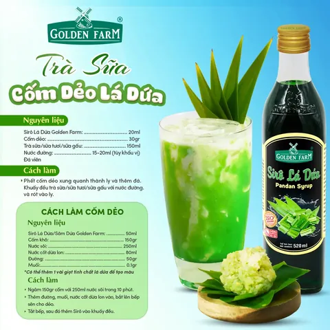 Hướng Dẫn Chi Tiết Cách Làm Trà Sữa Lá Dứa Thơm Ngon Tại Nhà