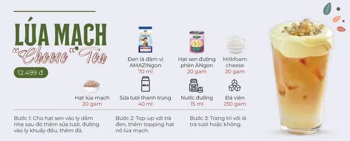 Trà Sữa Lúa Mạch: Khám Phá Hương Vị Đặc Trưng, Lợi Ích Sức Khỏe Và Cách Pha Chế