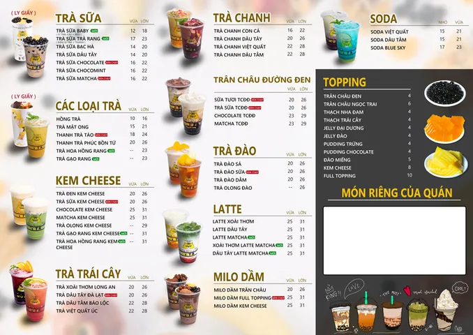 Menu Trà Sữa Miutea: Khám Phá Đa Dạng Hương Vị & Món Ngon Hấp Dẫn