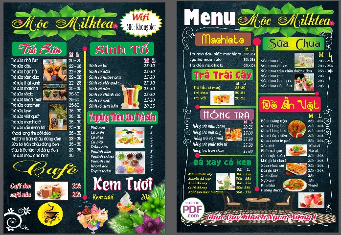 Menu Trà Sữa Mộc: Khám Phá Đồ Uống & Giá Cả Chi Tiết Menu Trà Sữa Mộc: Khám Phá Đồ Uống & Giá Cả Chi Tiết