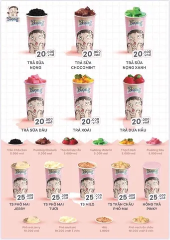 Menu Trà Sữa Nọng: Khám Phá Các Món Ngon & Ưu Đãi Hấp Dẫn