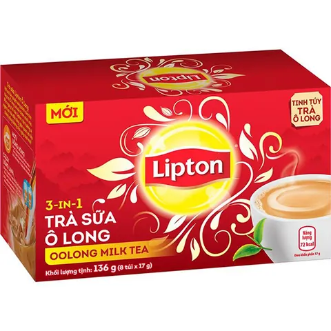 Trà Sữa Ô Long Lipton: Review, Cách Pha Và Nơi Mua Chính Hãng