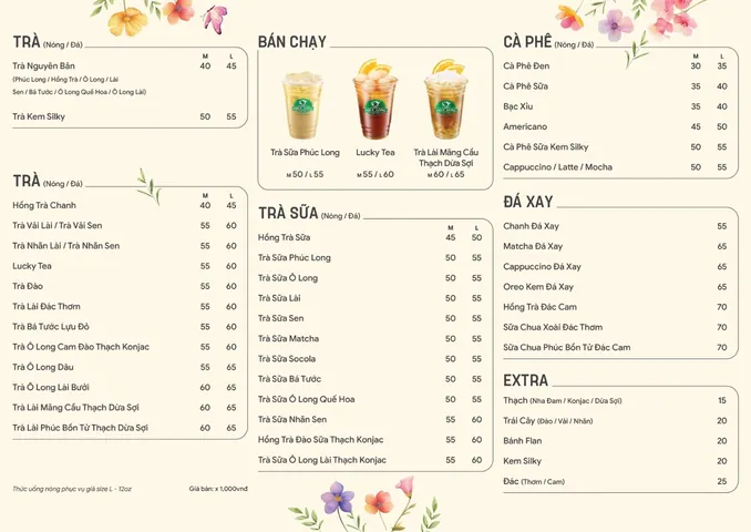 Menu Trà Sữa Phúc Long: Khám Phá Đầy Đủ Các Loại Thức Uống Kèm Giá Chi Tiết