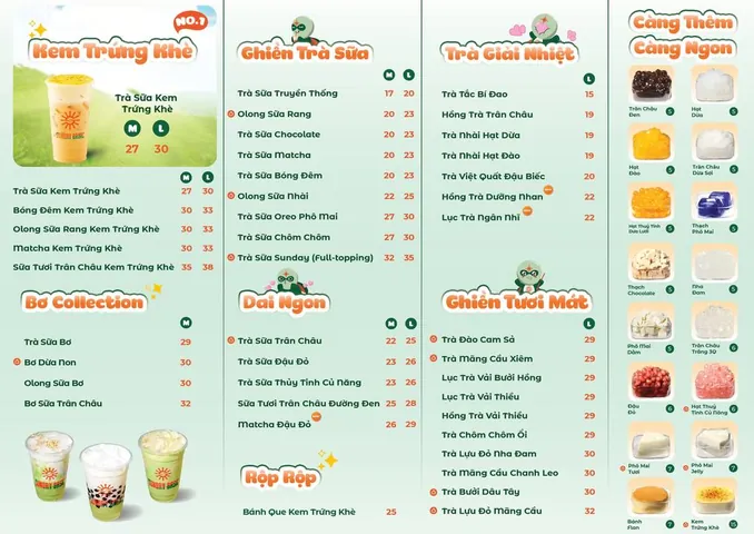 Trà Sữa Sunday Basic: Menu, Cửa Hàng Và Ưu Đãi Mới Nhất 2024