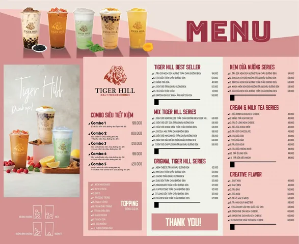 Trà Sữa Tiger Hill: Địa Chỉ, Menu & Ưu Đãi Mới Nhất