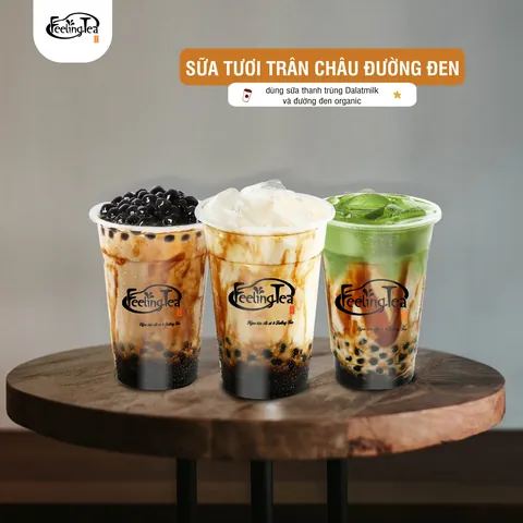 Trà Sữa Trân Châu Feeling Tea: Menu, Giá & Đánh Giá Chi Tiết