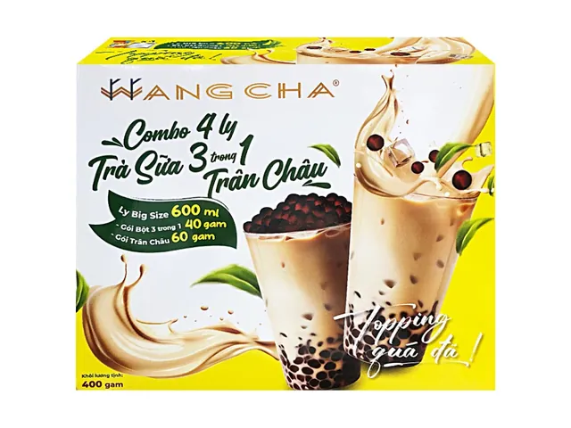 Trà Sữa Wangcha: Hương Vị Đài Loan Tiện Lợi, Dễ Pha Tại Nhà