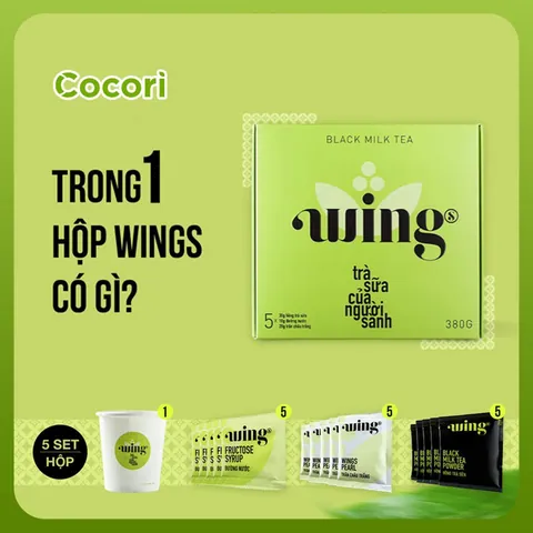 Trà Sữa Wings: Hộp Pha Sẵn, Hương Vị Gốc & Nơi Mua Uy Tín