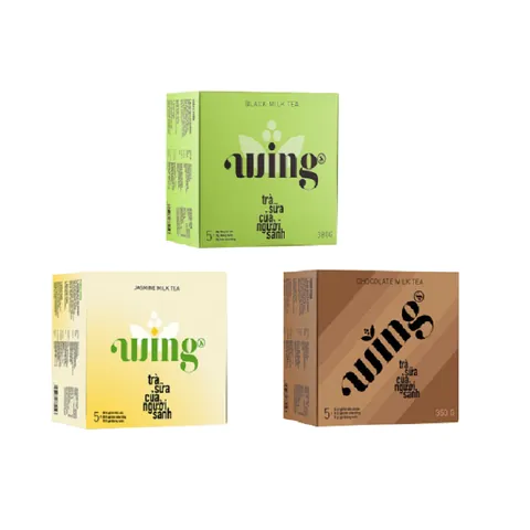 Trà Sữa Wings: Hộp Pha Sẵn, Hương Vị Gốc & Nơi Mua Uy Tín