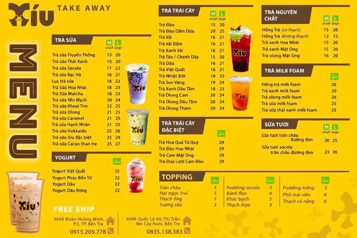 Trà Sữa Xíu: Khám Phá Menu, Địa Chỉ Và Đánh Giá Chi Tiết Trà Sữa Xíu: Khám Phá Menu, Địa Chỉ Và Đánh Giá Chi Tiết