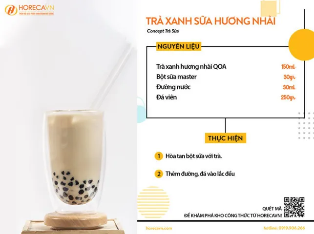 Hướng Dẫn Chi Tiết Cách Làm Trà Xanh Sữa Thơm Ngon Chuẩn Vị