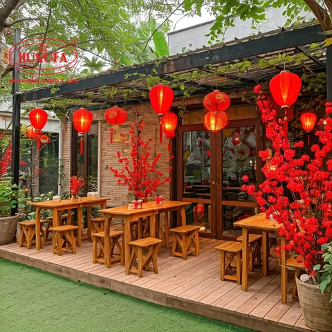 15 Ý Tưởng Trang Trí Tết Cho Quán Trà Sữa Đẹp, Hút Khách & Tăng Doanh Thu